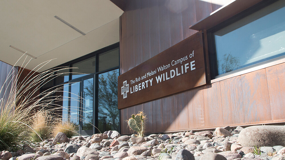 Liberty Wildlife exterior of entrance