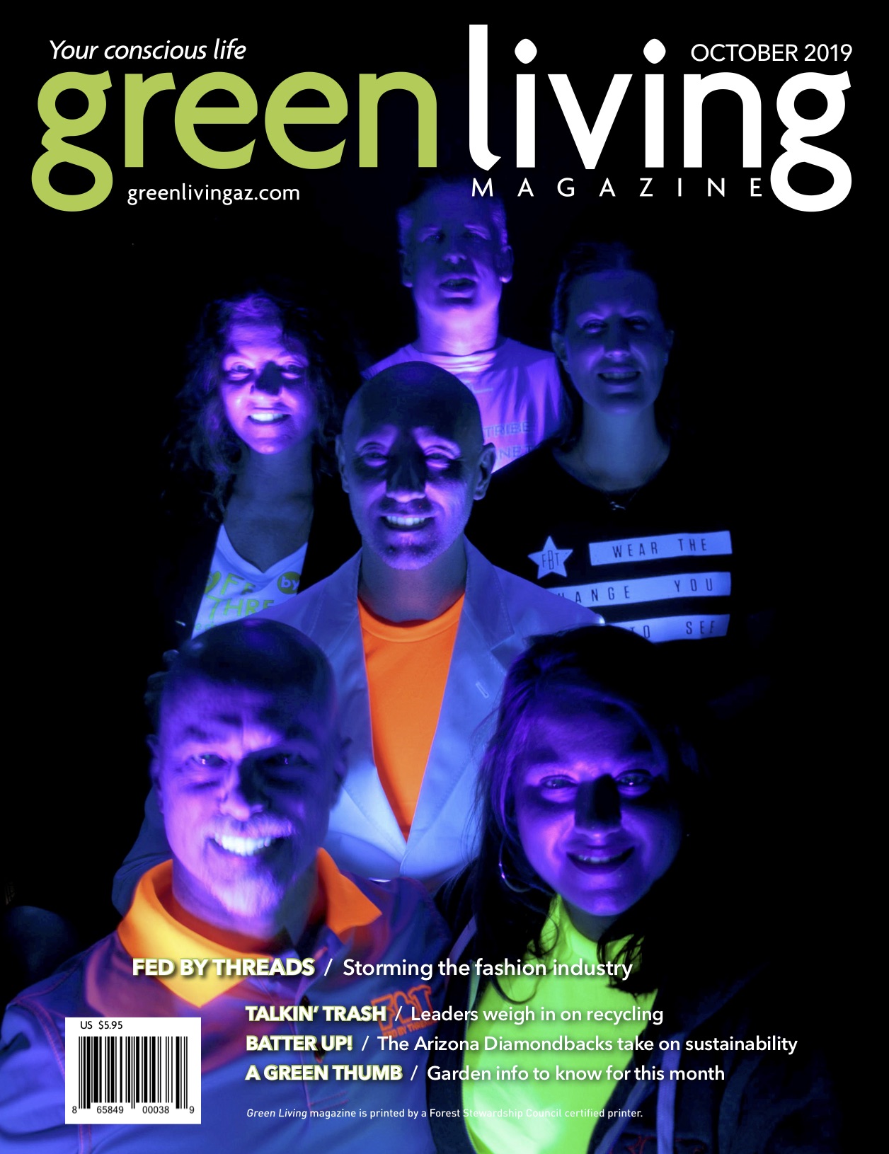 October 2019 Cover Green Living Magazine