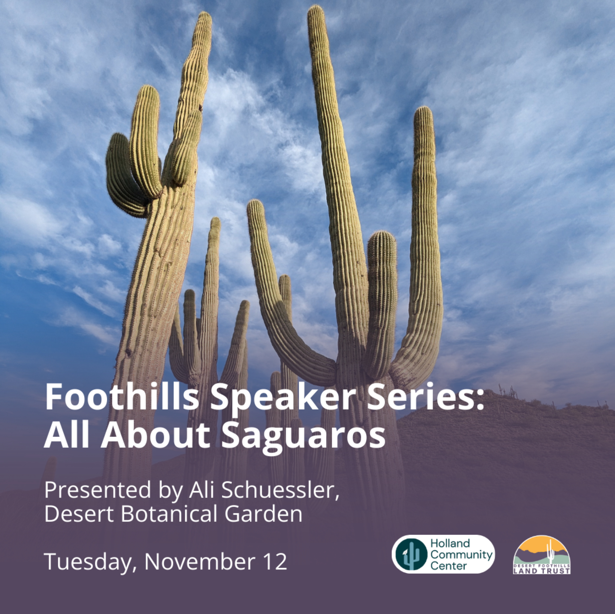 Foothills Speaker Series Presents