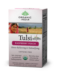 Organic India Organic Tulsi Raspberry Peach Tea